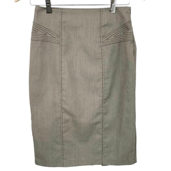 XOXO Women Pleated Y2K Career Office Skirt Brown Corpcore Preppy Size 3/4 - Picture 1 of 9